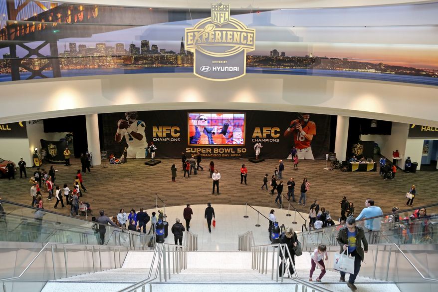 A general view of atmosphere at the NFLX on Sunday, Jan. 31, 2016, in San Francisco, Calif. (Gregory Payan/AP Images for NFL)