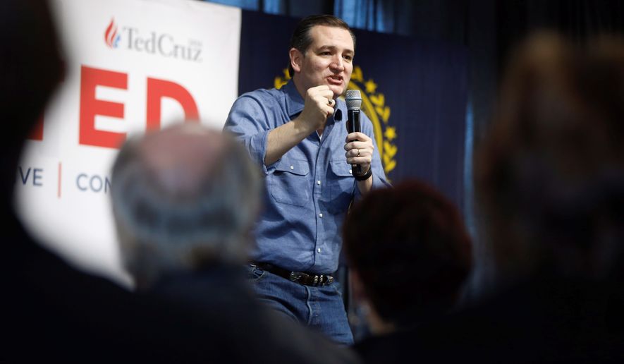 The heat of the Iowa race carried over to New Hampshire, where Sen. Ted Cruz sharpened his attacks on Sen. Marco Rubio and businessman Donald Trump over immigration. (Associated Press)