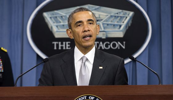 "It is clear that the United States and our allies must do more to advance our common defense in support of a Europe that is whole, free and at peace," President Obama said. (Associated Press)