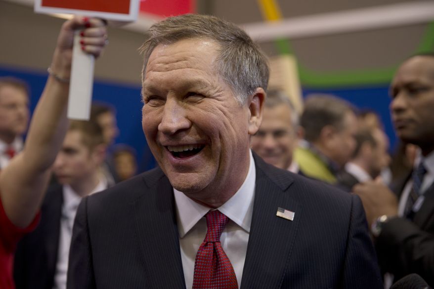 The tiny community of Dixville Notch released first-in-the-state results for the first-in-the-nation primary just after midnight and it was a 3-2 victory for John Kasich over Donald Trump on the Republican side. (Associated Press)