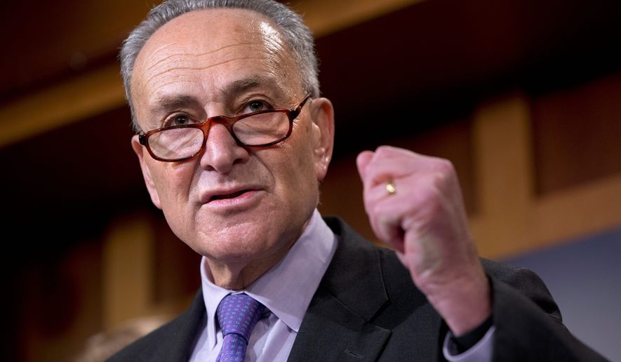 Sen. Charles E. Schumer, New York Democrat, decried his Republican colleagues for what he said is a weak response on clearing funds to fight Zika and the Flint, Michigan, lead-poisoned water problem. (Associated Press)