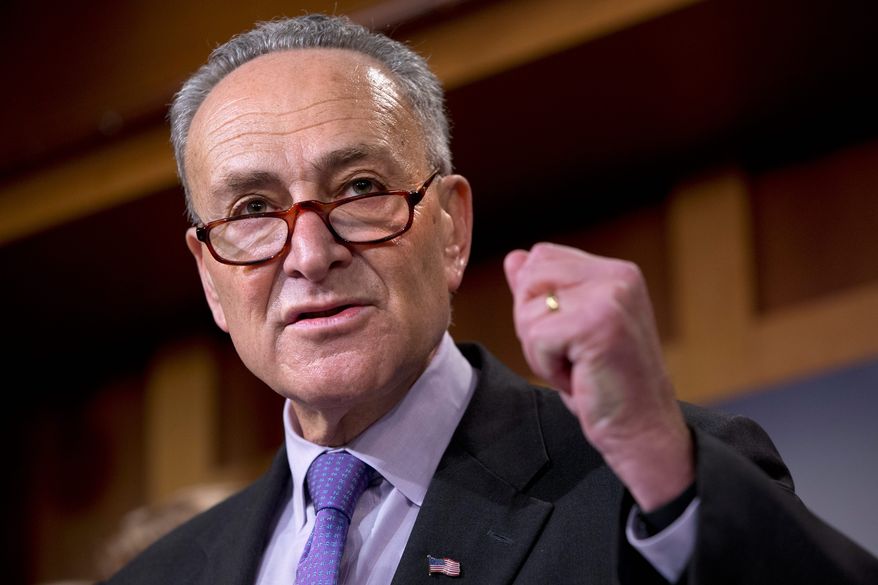 Sen. Charles E. Schumer, New York Democrat, decried his Republican colleagues for what he said is a weak response on clearing funds to fight Zika and the Flint, Michigan, lead-poisoned water problem. (Associated Press)