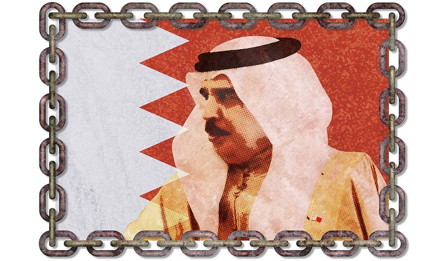 Difficult Diplomacy with Bahrain Illustration by Greg Groesch/The Washington Times