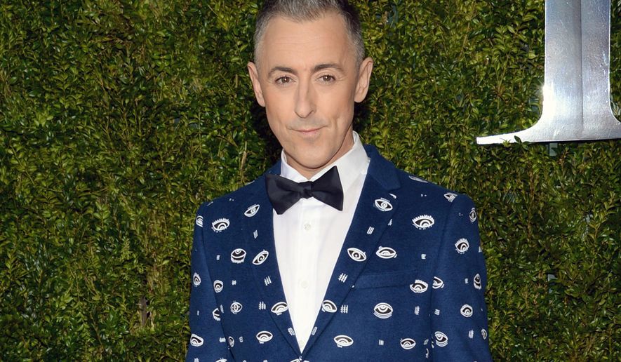 FILE - In this June 7, 2015 file photo, Alan Cumming arrives at the 69th annual Tony Awards in New York. Cumming, who starred in a concert series "Alan Cumming Sings Sappy Songs" at the elegant Cafe Carlyle last summer, has a live CD of the concert and now on a mini tour. (Photo by Evan Agostini/Invision/AP, File)