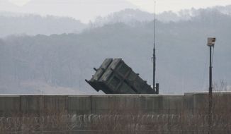 U.S. Patriot missiles are deployed in South Korea to respond to North Korea&#39;s nuclear testing. (Associated Press)