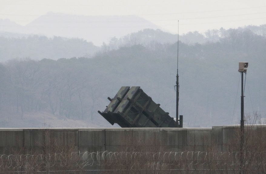 U.S. Patriot missiles are deployed in South Korea to respond to North Korea&#x27;s nuclear testing. (Associated Press)