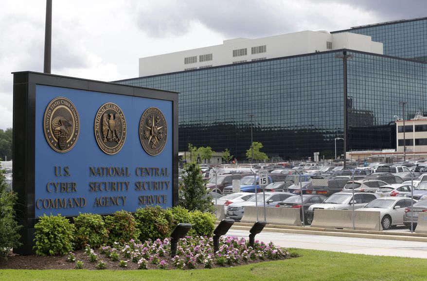 This June 6, 2013, file photo shows the National Security Administration (NSA) campus in Fort Meade, Md., where the US Cyber Command is located.   (AP Photo/Patrick Semansky, File (AP Photo/Patrick Semansky, File) **FILE**