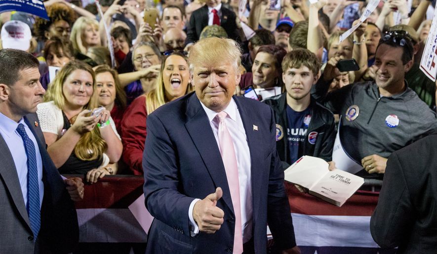 Donald Trump began celebrating Super Tuesday early at a rally in Valdosta, Georgia. &quot;Tomorrow is a big day and I want you to lead the pack,&quot; he told the crowd at Valdosta State University. &quot;We are going to have a lot of success.&quot;