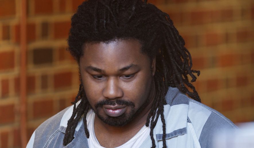 This Monday, Dec. 7, 2015, file photo shows Jesse Matthew Jr. as he is led out of the Albemarle Circuit Court building. (AP Photo/Steve Helber) ** FILE **