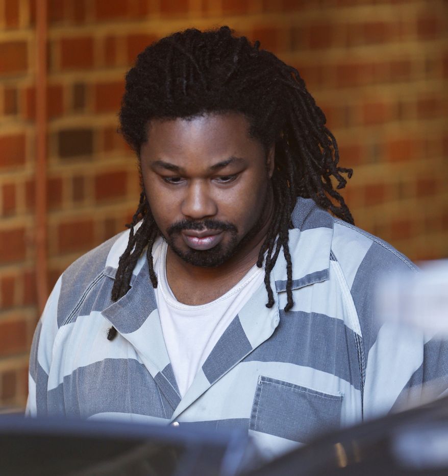 This Monday, Dec. 7, 2015, file photo shows Jesse Matthew Jr. as he is led out of the Albemarle Circuit Court building. (AP Photo/Steve Helber) ** FILE **