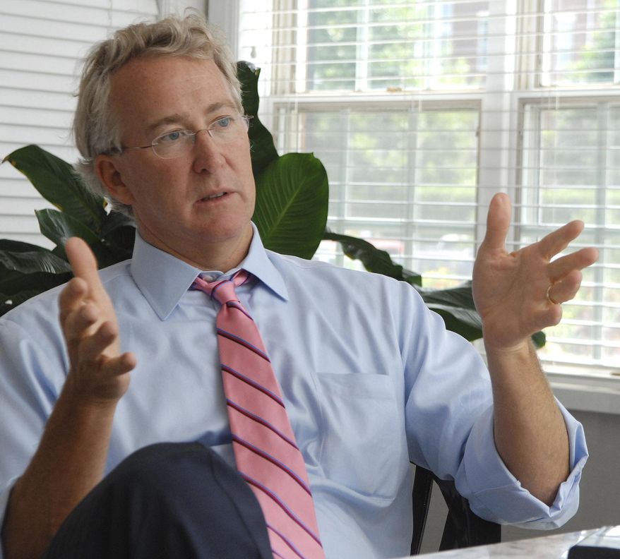 Chesapeake Energy CEO Aubrey McClendon speaks during an interview in Oklahoma City, in this Aug. 2, 2007, file photo. Oklahoma City police say McClendon, a natural gas industry titan who was indicted on Tuesday, March 1, 2016, by a federal grand jury for allegedly conspiring to rig bids to buy oil and natural gas leases in northwest Oklahoma, was killed Wednesday in a fiery single-car crash in Oklahoma City. (Jennifer Pitts/Journal Record via AP, File)