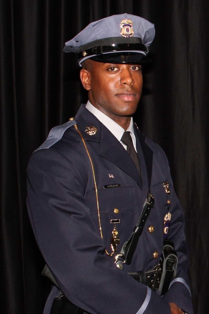 Officer First Class Jacai Colson (Prince George's County Police Department via Associated Press)