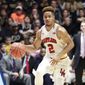 Maryland guard Melo Trimble dribbles the basketball against Purdue in the first half of an NCAA college basketball game, Saturday, Feb. 27, 2016, in West Lafayette, Ind. Purdue won 83-79.  (AP Photo/R Brent Smith) **FILE**