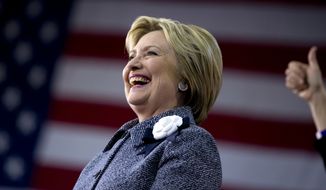 Networks called the North Carolina contest for Hillary Clinton at 8:15 p.m. (Associated Press)