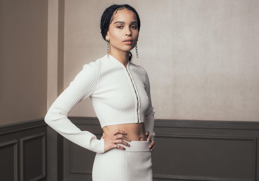 In this March 5, 2016 photo, actress Zoe Kravitz poses for a portrait to promote her new film "The Divergent Series: Allegiant" at The Four Seasons in Los Angeles. (Photo by Casey Curry/Invision/AP)