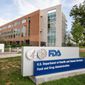 This Oct. 14, 2015, file photo, shows the Food &amp;amp; Drug Administration campus in Silver Spring, Md.  (AP Photo/Andrew Harnik, File) **FILE**
