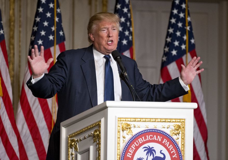&quot;Another radical Islamic attack, this time in Pakistan, targeting Christian women &amp; children. At least 67 dead,400 injured. I alone can solve,&quot; Donald Trump tweeted, to some incredulous reactions. (Associated Press)