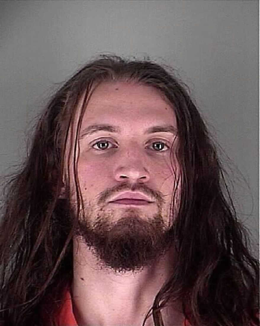 This 2016 photo provided by the Hennepin County Sheriff’s Office, shows Abdul Raheem Habil Ali-Skelton, a Minnesota man accused of lying to the FBI about when he last contacted the Islamic State group. Ali-Skelton was charged Tuesday, March 29, 2016, in state court after allegedly threatening to "shoot up" a Walgreens. (Hennepin County Sheriff’s Office via AP)