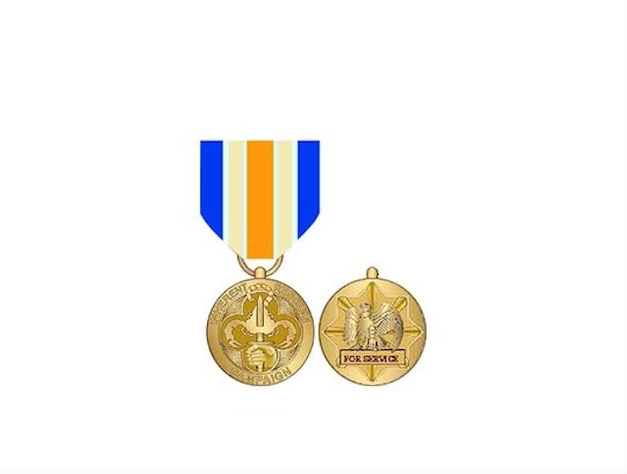 The Operation Inherent Resolve medal (Image: Department of Defense).