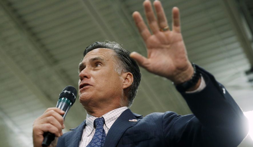 At the same point in the presidential campaigns four years ago, Mitt Romney led the GOP nomination race but trailed President Obama in nearly every poll, including by double-digit margins in several theoretical matchups — a fact that never derailed his quest for the nomination. (Associated Press)