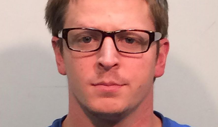 This undated booking photo released by the Lake County Sheriff's Office shows Justin J. Serak. Serak was charged with obstruction of justice Saturday, April 2, 2016, in the asphyxiation death of 16-year-old Shaquan Allen at the Allendale Association, a residential facility for troubled children in Lake Villa, Ill., on Wednesday. Lake County Major Crime Task Force spokesman Christopher Covelli says Allen died after Serak and another employee struggled with the boy while responding to a "behavioral issue." (Lake County Sheriff's Office via AP)