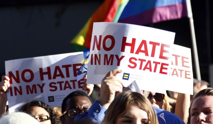 Gay denial signs
