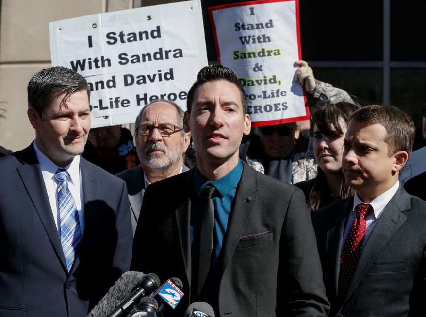 Anti-abortion activist David Daleiden, whose organization has released undercover videos inside Parent Parenthood clinics, said new testimony discredits its claims that their &quot;baby parts scheme operated legally.&quot; (Associated Press) ** FILE **