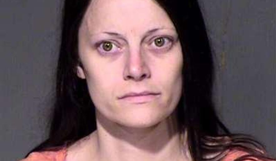 This undated photo provided by the Maricopa County Sheriff’s Office shows Chalice Zeitner. Opening statements are scheduled Thursday, April 7, 2016, at the trial of Zeitner, who is accused of faking a cancer diagnosis in a scheme to get the state to pay for her late-term abortion. (Maricopa County Sheriff’s Office via AP)