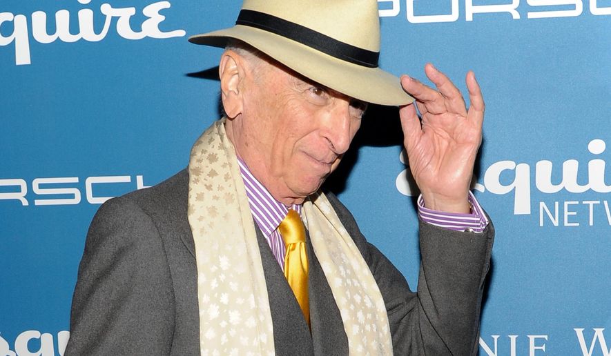 FILE - In this Sept. 17, 2013, file photo, author Gay Talese attends the Esquire 80th Anniversary and Network Launch Event in New York. Women writers have a few suggestions for Gay Talese, who struggled at a writing conference with a question about which female writers have inspired him. How about Joan Didion? Or Lillian Ross? That’s what Susan Orlean and other writers said after the iconic journalist came under fire for his comments Saturday, April 2, 2016. (Photo by Evan Agostini/Invision/AP, File)