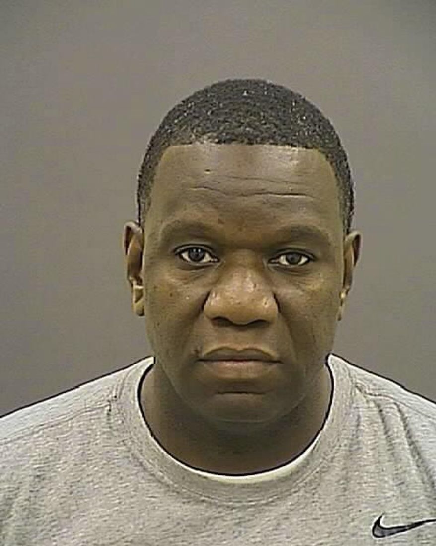 FILE _ This undated file photo provided by the Baltimore Police shows Anthony Spence. Spence, a Baltimore school police officer caught on video slapping and kicking a teen at a school while another officer stood by, pleaded not guilty Thursday, April 7, 2016, to misdemeanor charges of assault and misconduct. (Baltimore Police via AP, File)