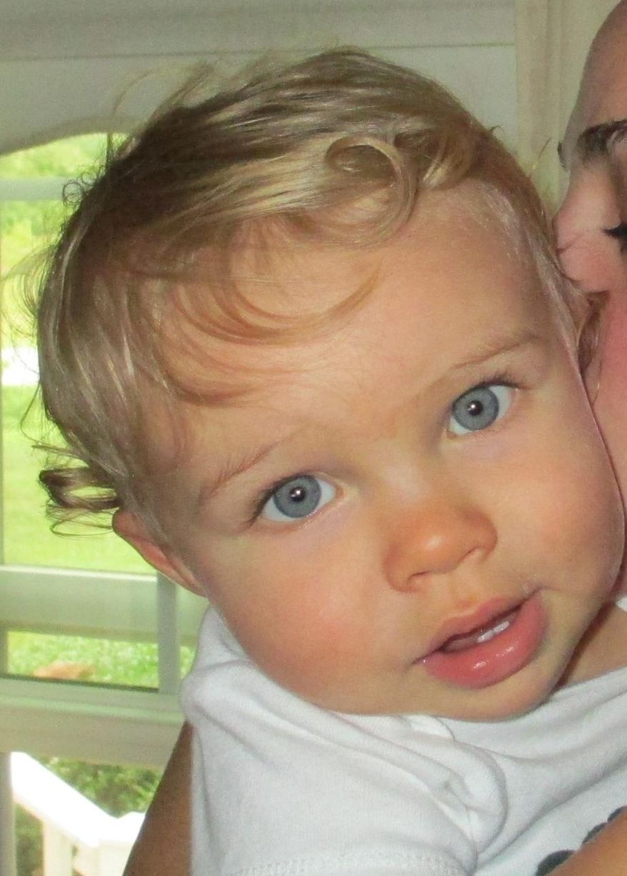 This Sept. 14, 2014 photo provided by the LuAnn Allen, shows one-year-old Joseph Allen in Richmond, Va. Allen died after a fire broke out at his Midlothian home day care, which was being operated illegally, in 2014. Gov. Terry McAuliffe signed a bill this week that would make it a felony — punishable with up to 10 years in prison — if a child is hurt or killed in a day care that is not properly licensed. (Courtesy of the Allen Family via AP)