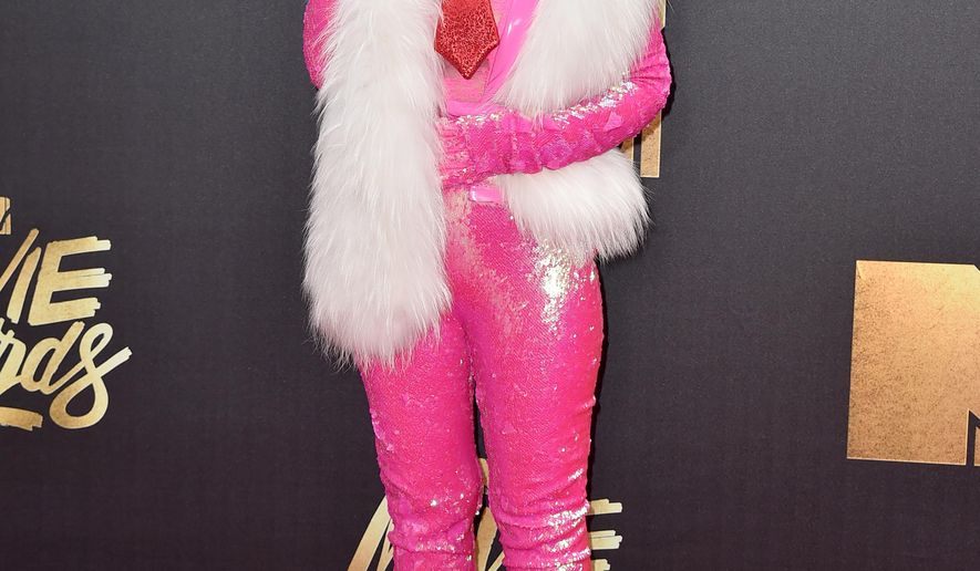 Baddie Winkle arrives at the MTV Movie Awards at Warner Bros. Studios on Saturday, April 9, 2016, in Burbank, Calif. (Photo by Jordan Strauss/Invision/AP)