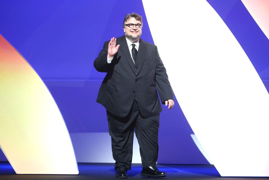 Filmmaker Guillermo Del Toro during the opening ceremony at the 68th international film festival, Cannes, southern France, Wednesday, May 13, 2015. (AP Photo/Thibault Camus)