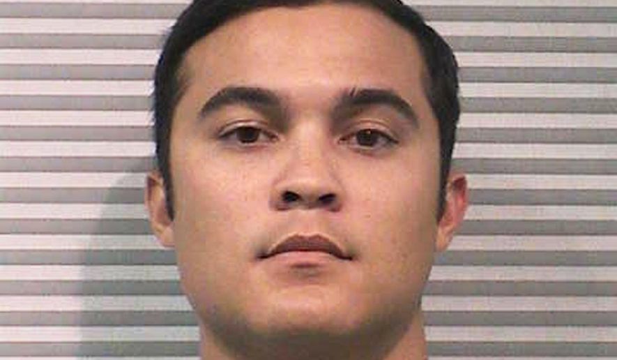 FILE - In this July 21, 2015, file photo, provided by the Cache County Sheriff's Office shows Jason Relopez. A plea deal in a sexual assault case against the former Utah State University fraternity brother could fall apart over the disputed results of a psychosexual evaluation. Judge Brian Cannell said Wednesday, April 13, 2016, he can't rely on the test that found 27-year-old Relopez presents a low-to-moderate risk of committing another assault. Cannell said he will allow the defendant to back out of the deal. (Cache County Sheriff's Office via AP, File)