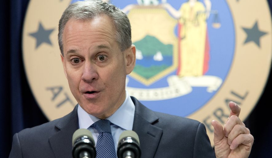 The office of New York Attorney General Eric T. Schneiderman told Reuters that it routinely seeks input from outside organizations but pursues cases based only on the merits. (Associated Press) ** FILE **