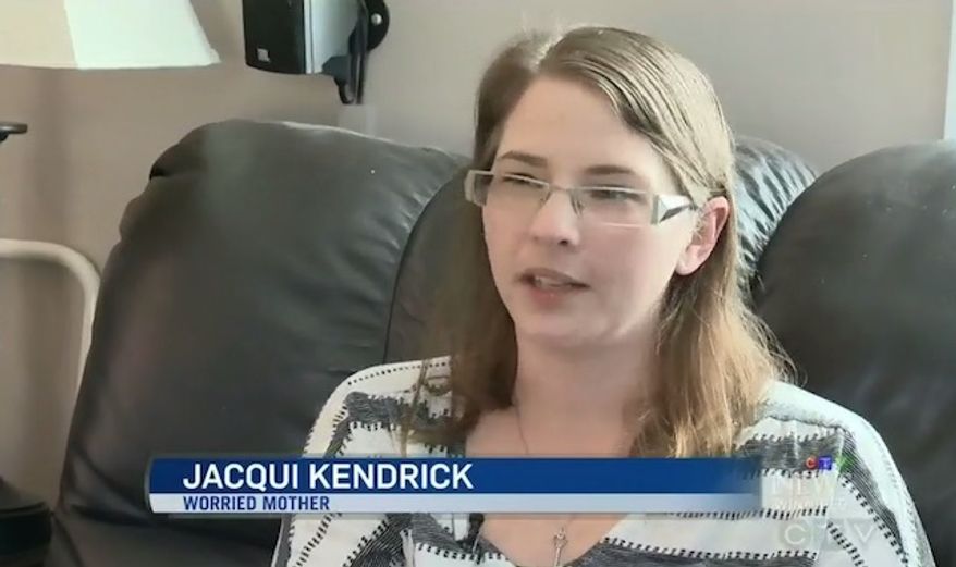 Jacqui Kendrick, a stay-at-home mom in Winnipeg, is upset after said she was investigated by child protection services for letting her kids play alone in their fenced-in backyard. (CTV News)