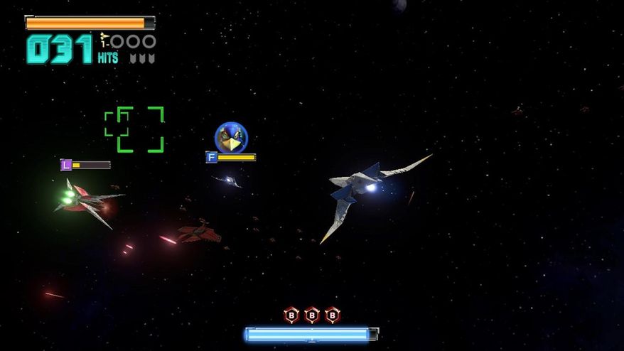 This image released by Nintendo shows a scene from "Star Fox Zero," for the Wii U. (Nintendo via AP)