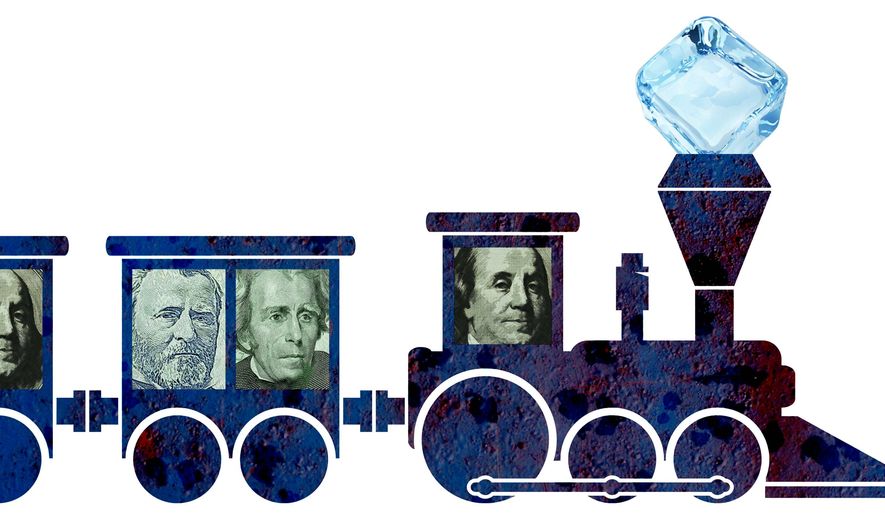 Climate Change Gravy Train Illustration by Greg Groesch/The Washington Times