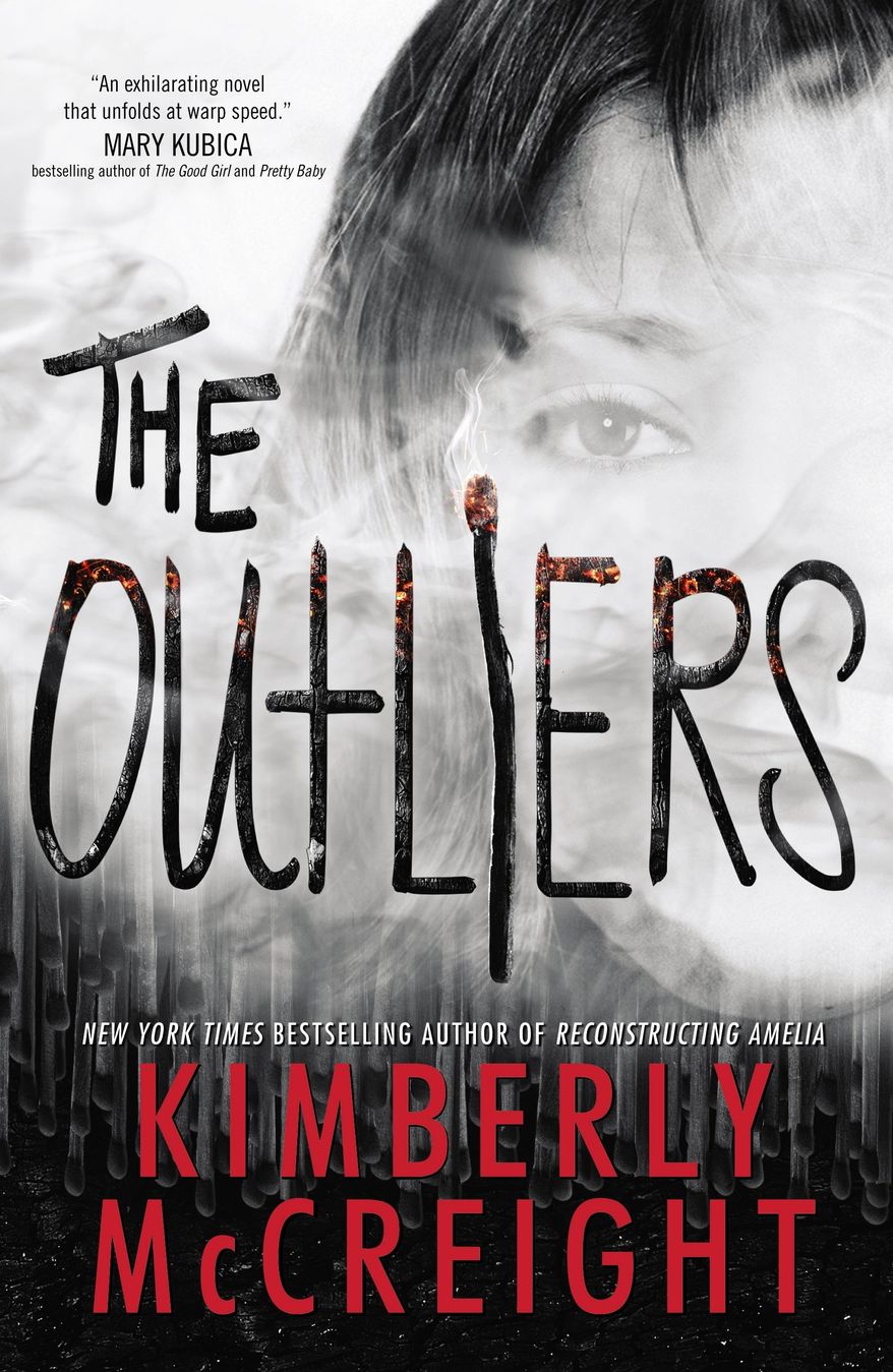 This book cover image released by HarperCollins shows, "The Outliers," by Kimberly McCreight. (HarperCollins via AP)