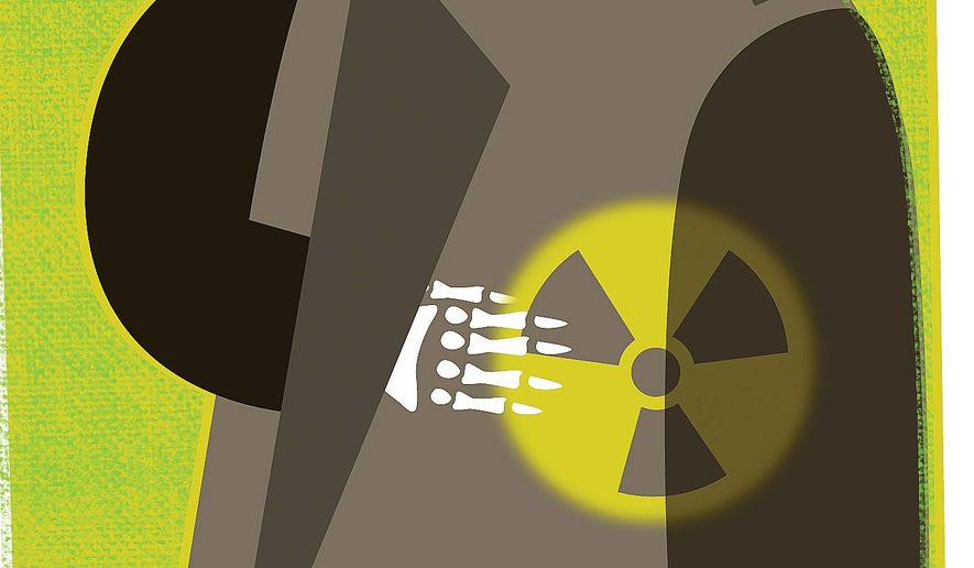 Smuggling Nuclear Materials Illustration by Linas Garsys/The Washington Times