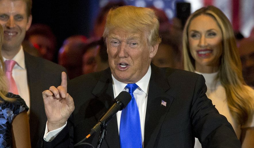 Republican presidential candidate Donald Trump speaks in New York. (AP Photo/Mary Altaffer, File)