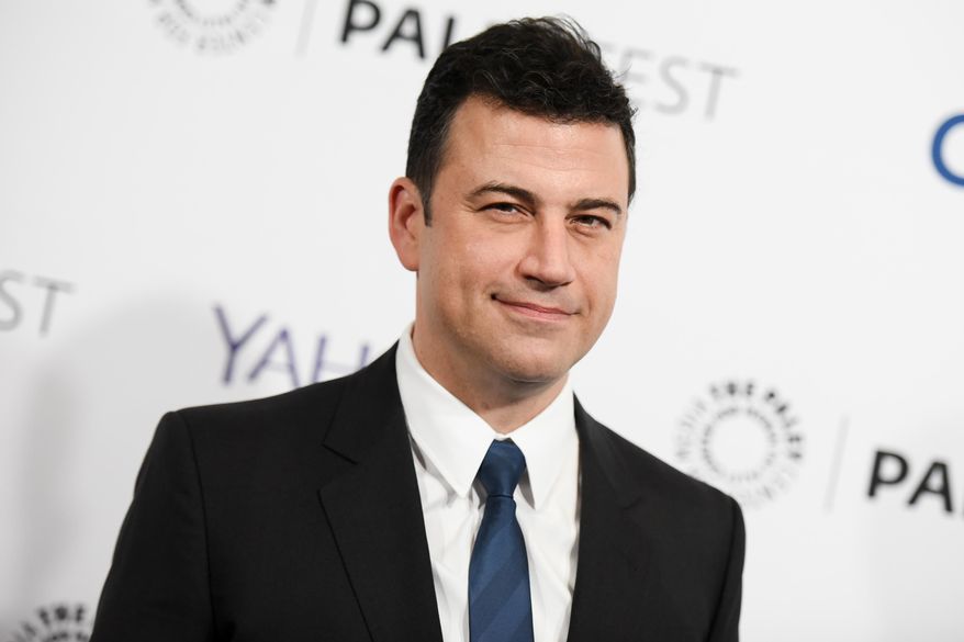 FILE - In this March 8, 2015, file photo, Jimmy Kimmel arrives at the 32nd Annual Paleyfest : "Scandal" held at The Dolby Theatre in Los Angeles. Kimmel says he's looking for a new job - vice president of the United States. The ABC jokester launched his "campaign" on his show Thursday, May 12, 2016, with a speech on Hollywood Boulevard. Kimmel said that "it's time to take our country back! From whom? I don't know, but I want it back." (Photo by Richard Shotwell/Invision/AP, File)