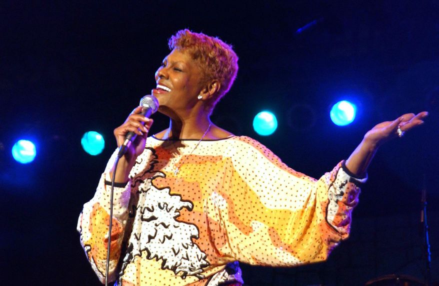 FILE - In this Saturday, Jan. 29, 2005 file photo, Dionne Warwick sings "I Say A Little Prayer" at the Air Jamaica Jazz and Blues Festival, in Montego Bay, Jamaica. Destiny’s Child alum LeToya Luckett will star as Dionne Warwick in a planned biopic of the R&B singer. The 75-year-old Warwick was in Cannes on Friday, May 13, 2016 to announce the project, which will also co-star Lady Gaga, Danny Glover and Olympia Dukakis. Gaga is to play the late British singer Cilla Black. The film, based on Warwick’s memoir “My Life As I See It,” will focus on the years 1962 through 1968. (AP Photo/Collin Reid, file)