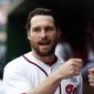 Washington Nationals second baseman Daniel Murphy said he looks forward to seeing friends in New York when the Nationals travel there for a three-game series. (AP Photo/Alex Brandon)