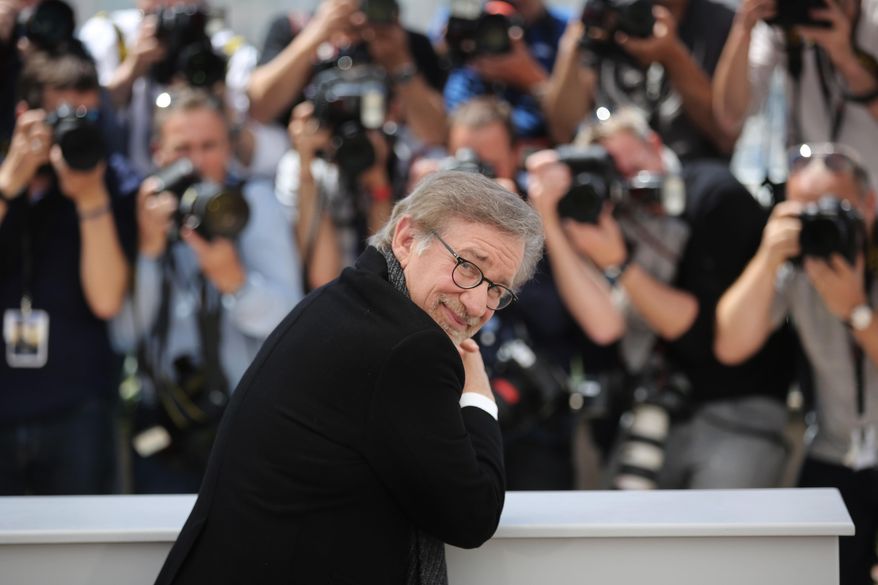 Director Steven Spielberg poses for photographers during a photo call for the film The BFG at the 69th international film festival, Cannes, southern France, Saturday, May 14, 2016. (AP Photo/Thibault Camus)