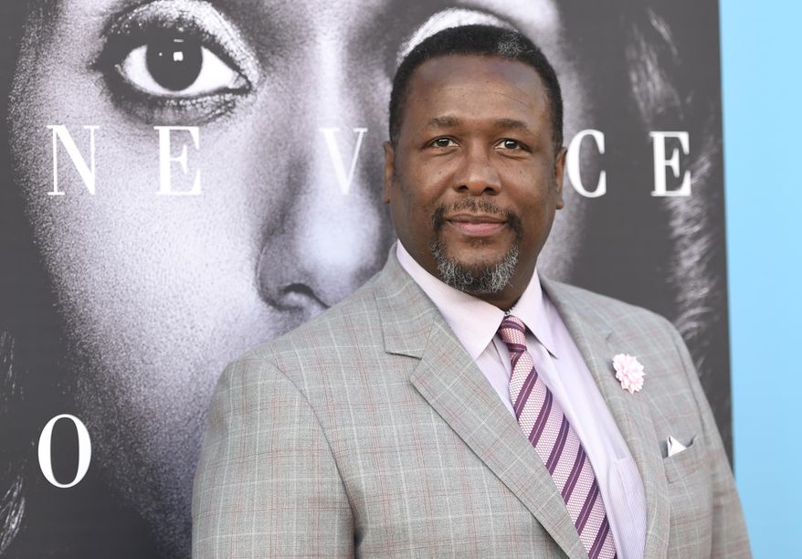 FILE - In this March 31, 2016, file photo, Wendell Pierce arrives at the Los Angeles premiere of "Confirmation" at the Paramount Theatre. Police say Pierce has been arrested at an Atlanta hotel where he was a guest. Atlanta Police Department spokesman Donald Hannah says in a statement that Pierce was arrested early Saturday, May 14, at the Loews Atlanta Hotel. (Photo by Chris Pizzello/Invision/AP, File)
