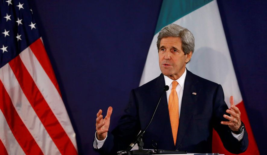 Secretary of State John Kerry backs the decision to ship Libya munitions and military support to fight the Islamic State despite U.N. sanctions against providing the regime with weaponry. (Associated Press)
