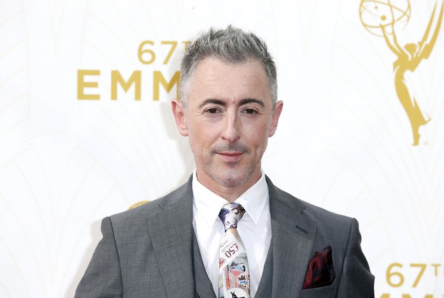 FILE-This Sept. 20, 2015, file photo shows Alan Cumming arriving at the 67th Primetime Emmy Awards, at the Microsoft Theater in Los Angeles. Cumming says he's pleased to be hosting the first LGBT gala ever held at the United Nations, but he also finds it a bit silly that it's taken so long. The gala Monday, May 16, 2016, is sponsored by Outright Action International marks something of a turning point at the U.N. which only last August held the first Security Council meeting spotlighting violence and discrimination against lesbians, gays, bisexuals and transgender people. (Photo by Danny Moloshok/Invision for the Television Academy/AP Images, File)