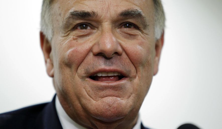 FILE - In this Jan. 3, 2011 file photo, Pennsylvania Gov. Ed Rendell makes remarks during a news conference in Philadelphia. The former governor said Donald Trump's past comments on women will likely come back to haunt him because Rendell said "there are probably more ugly women in America than attractive women." The Democrat was offering his thoughts to The Washington Post on the likely Republican nominee's prospects for success in the Philadelphia suburbs when he made the comment. (AP Photo/Matt Rourke, File)