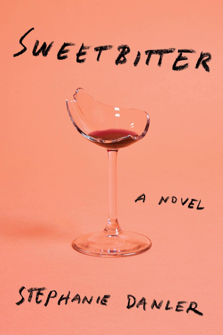 This book cover image released by Alfed A. Knopf shows "Sweetbitter," a novel by Stephanie Danler. (Alfed A. Knopf via AP)
